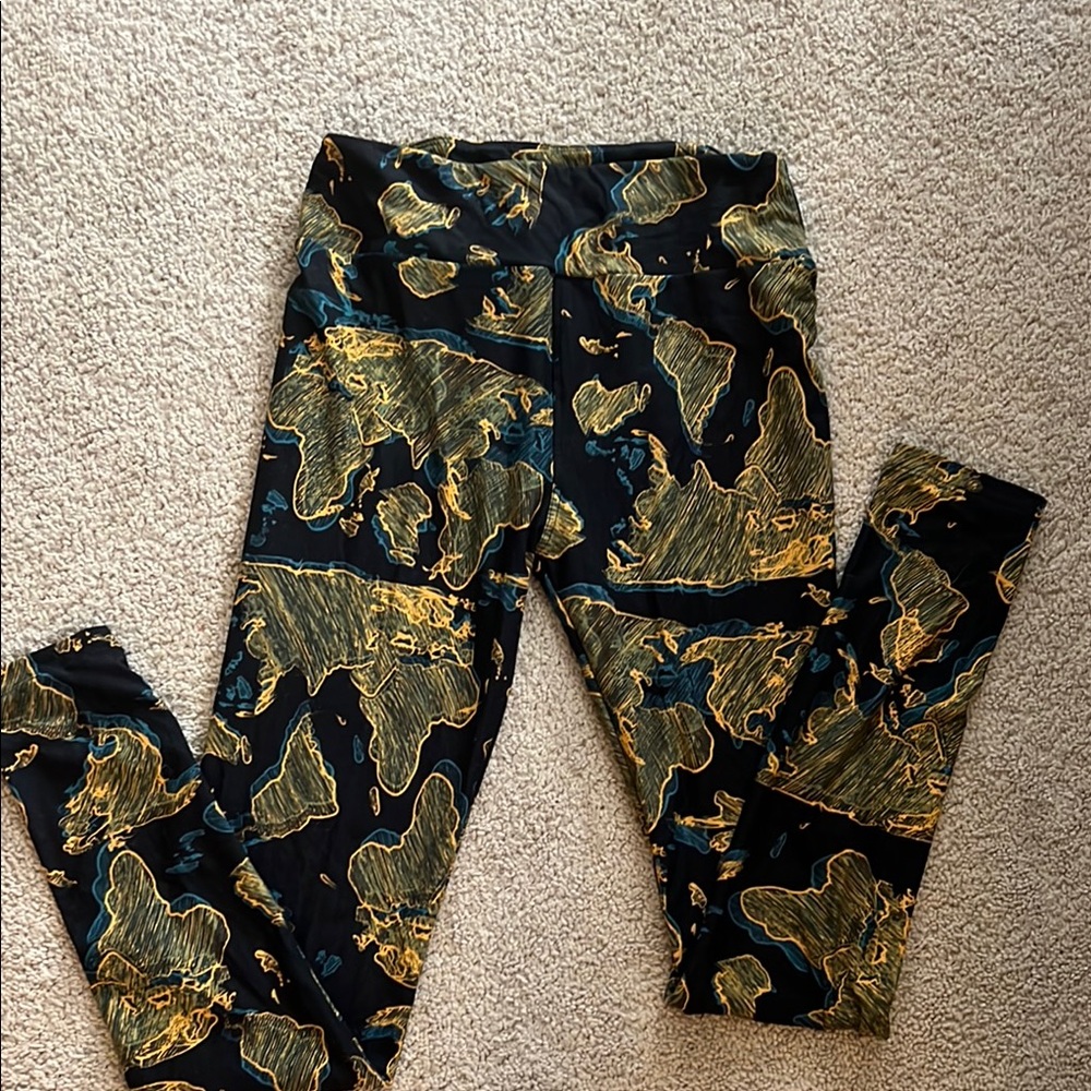 Lularoe world mapLeggings
